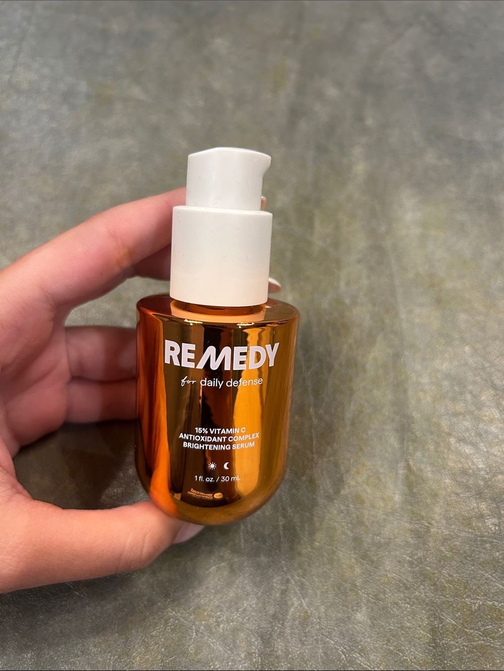 Remedy for Daily Defense 15% Vitamin C Antioxidant Complex Brightening Serum.